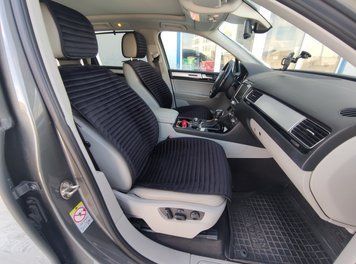 Накидка на сидіння автомобіля чорна, 1 шт. N3010 фото