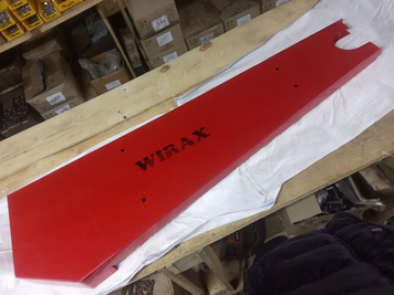 Кришка захисту ременів роторної косарки Wirax (комплект) Z-169, 8245-105-020-060/072 20117 фото